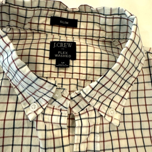 Men’s J Crew Flex washed slim long sleeve shirt in medium - Picture 2 of 4